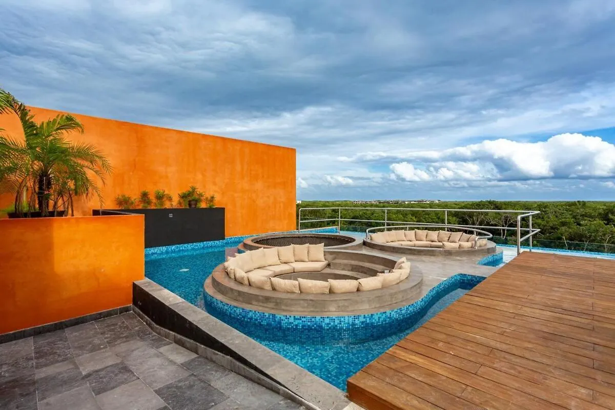 New Lux 3 Bed Gym & Pool At Tulum 101 아파트 멕시코